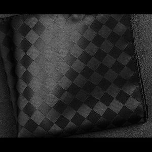 Black pocket square